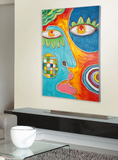 Picture rectangular „Visage“