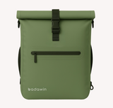 Ali Waterproof Bike Backpack – 2-in-1 Sage Green Bag