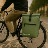 Ali Waterproof Bike Backpack – 2-in-1 Sage Green Bag