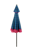 MICA DECORATIONS HEART PARASOL - H238 X Ø220 CM - BLAUW