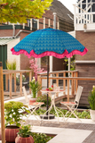MICA DECORATIONS HEART PARASOL - H238 X Ø220 CM - BLAUW