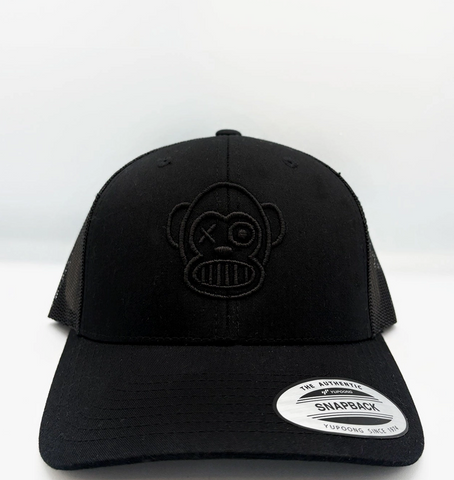 Loco Monky Pure Crazy Embroidered Black Cap