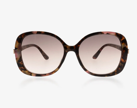 Brown/green tortoise sunglasses - SG008-TG