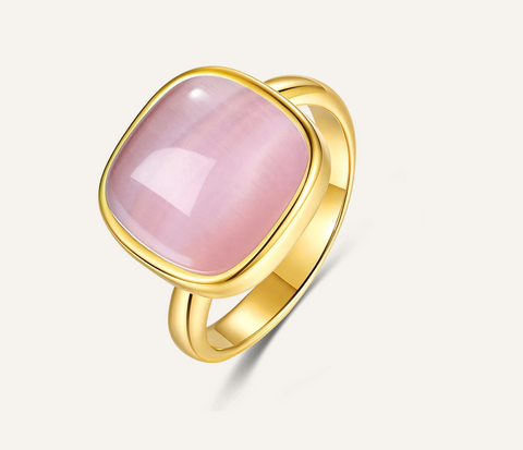 925 Sterling Zilveren Ring voor Dames – Soft Blush