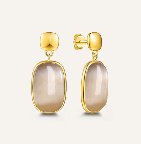 925 Sterling Zilveren Oorbellen voor Dames – Blush Essence statement