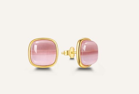 925 Sterling Zilveren Oorbellen voor Dames – Soft Blush