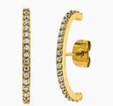 Glow Bow Stud Earrings | 18K Gold Plated