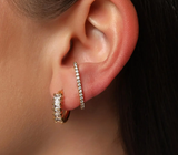 Glow Bow Stud Earrings | 18K Gold Plated