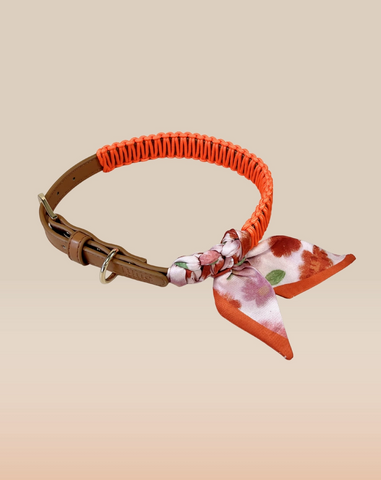 Mocka Bandana Necklace in Faux Leather