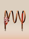 Mocka Bandana Necklace in Faux Leather