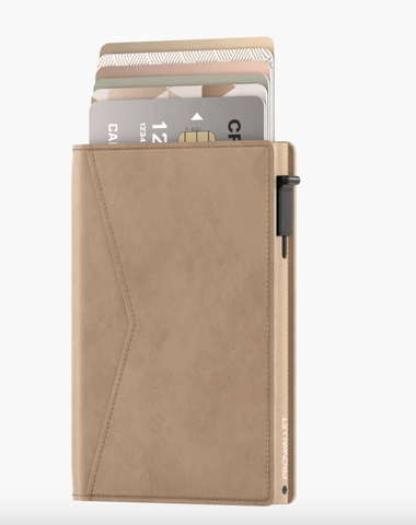PASJESHOUDER SLIM BEIGE