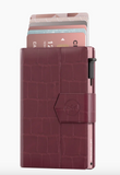 PASJESHOUDER PLUS CROCO BORDEAUX