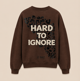 Trui met opdruk achterkant Hard to ignore