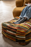 Poef Geometrisch Wol Multi (266996)