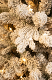 BLACK BOX TREES HARMA PILAR KERSTBOOM LED GROEN FROSTED WARM WIT 140L TIPS 537 EN TIMER & DIMMER - H155XD58CM