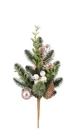 MICA DECORATIONS ROSALIE TAK ROZE - L35XB15XH7CM