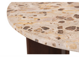 Bijzettafel Mathilde Marmer Naturel/Beige