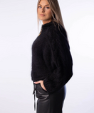 OUTLET Pull Mix Mohair -70%  Oversize capuche « Jules »