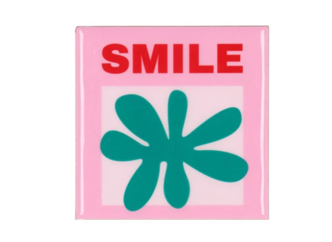 Tile smile pink 10x10x1cm