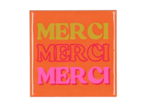 Tile merci orange 10x10x1cm