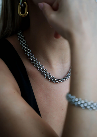 MASTÉ ANTWERP Ketting Renee zilver
