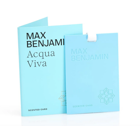 Max Benjamin - Geurkaart - Acqua Viva
