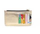 CARDS & COINS WALLET LIGHT GOLD