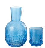 *****Karaf+Glas Maya Glas Blauw (52619)