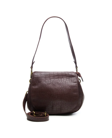 CROCO SADDLE bordeaux