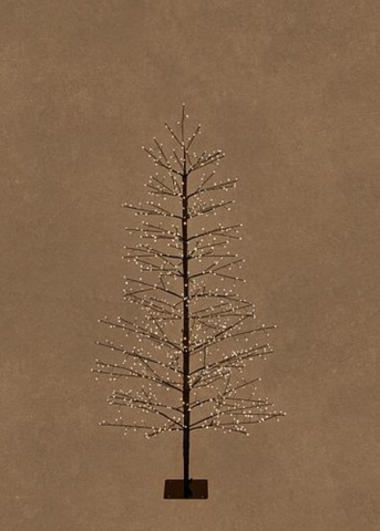 Boom zwart L - Kerst