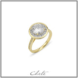 Ring Zels - Ring Goud met steen  CL64-0489