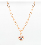 OOZOO - Ketting -SN-2020 ketting met boze oog bedeltje