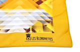 Les Blondinettes - Foulard Soie "Yellow Prism".