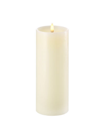 Kaars Led Verlichting - Pillar Candle (with shoulder) 8 x 20