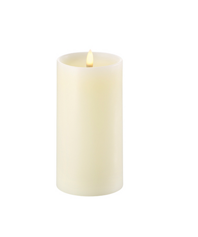Kaars Led Verlichting - Pillar Candle (with shoulder) 8 x 15