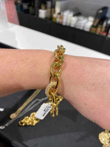 Armband - Zels - Armband gouden schakel