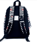 Boekentas - Little Legends BFF Backpack L zwart/wit/roze