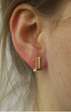 Oorbel ONNO - 18 Kt vergulde zilveren ONNO oorsteker | OS0430PL