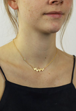 Ketting 18 Kt vergulde zilveren ONNO ketting | K0291PL