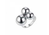 Ring Bud to Rose - BREA LARGE RING SILVER