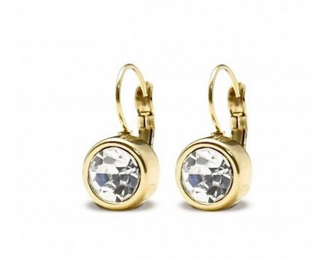 Oorbel - Bud to Rose - LIMA EARRING CLEAR/GOLD