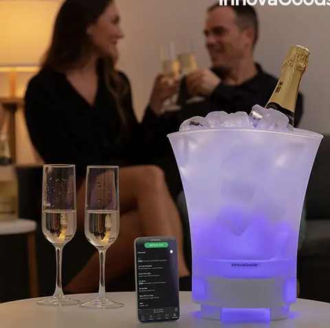 InnovaGoods Sonice LED-ijsemmer met oplaadbare luidspreker