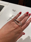 Ring Zilveren ONNO ring met rhodium | R0393RH