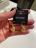 Oorbel - Bud to Rose - GLOBE HOOK EARRING GOLD