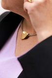 Yvette Ries - Halsketting met gouden hanger
