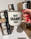 Tas Bericht Best Granny Porselein Wit / Zwart (
